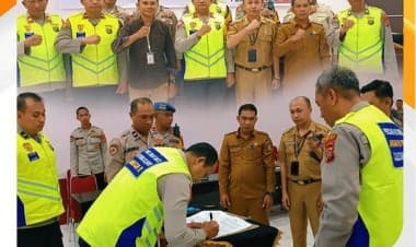 Polres Buton Gandeng Pemkab dan Media Lokal, Teken MoU Penerimaan Anggota Polri 2024