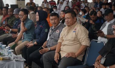 Pj. Bupati Buton Hadiri Apel Siaga Peringatan Bulan Pengurangan Risiko Bencana Nasional