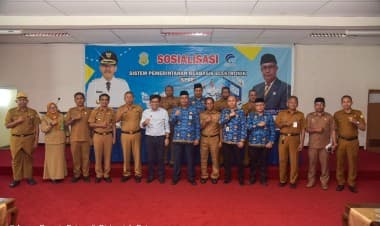 Diskominfo dan Persandian Buton Sosialisasi Sistem Pemerintahan Berbasis Elektronik (SPBE)