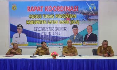 Pj Bupati Buton Tekankan Pentingnya Pengelolaan Data untuk Capai Kabupaten Layak Anak