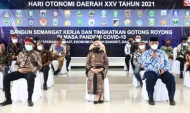 Secara Virtual, Wabup Buton Peringati Hari Otonomi Daerah 2021