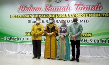 Bupati Buton Gelar Ramah Tamah Pisah Sambut Dandim 1413 dan Kajari