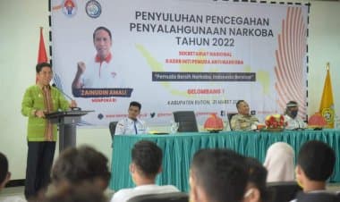 Bupati La Bakry Ajak Generasi Muda Buton Berantas Narkoba