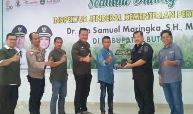 Kementan RI Beri Bantuan Bibit Pala dan Jagung untuk Masyarakat di Buton