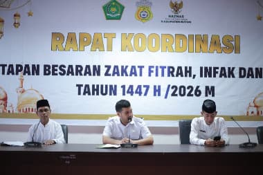 Pemkab Buton Tetapkan Besaran Zakat Infak dan Sedekah Tahun 1447 H / 2026 M