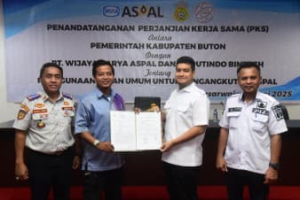 Langkah Tegas Pemkab Buton Atur Distribusi Aspal Lewat Perjanjian Kerja Sama