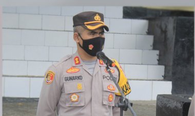 Kapolres Buton Perintahkan Anggotanya Proaktif Sosialisasi Protokol Kesehatan