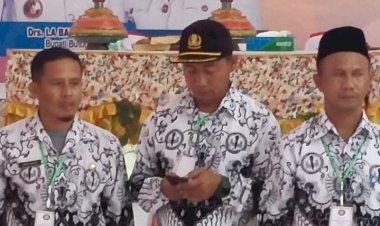 Sinkronisasi Program Kerja Bersama Pemkab Buton, Ini Harapan Ketua dan Sekretaris PGRI Buton
