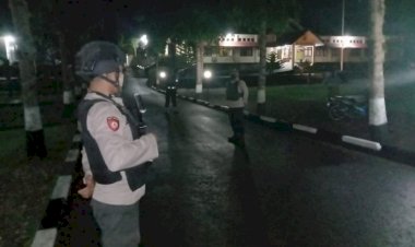 Polres Buton Tingkatkan Pengamanan, Petugas Jaga Dibekali Senjata Lengkap