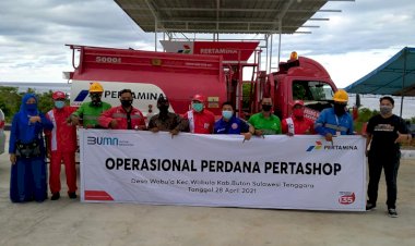 Dekatkan BBM Ke Masyarakat, Pertashop Hadir di Kecamatan Wabula