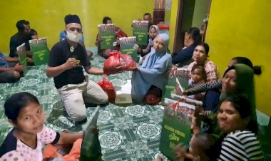 Dekatkan Diri Dengan Kadernya, Ketua ASR Buton Berikan Bantuan Sembako