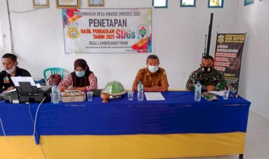 Pemdes Lambusango Timur Gelar Musdes Sus Penetapan SDGs 2021