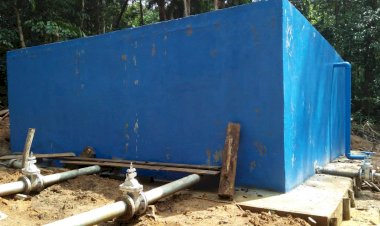 Pembangunan Bak Penampungan Air di Desa Laburunci Sudah Mulai Dikerjakan