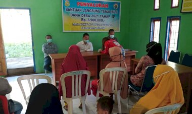 Desa Bonelalo Telah Penyaluran BLT DD Periode April