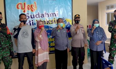 38 Warga Desa Wasuamba Ikut Vaksinasi Massal di Puskesmas Lasalimu
