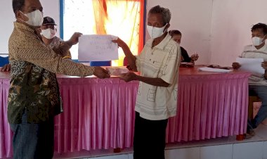 BLT DD Bulan Juni, Juli dan Agustus Desa Holimombo Jaya Telah Tersalurkan