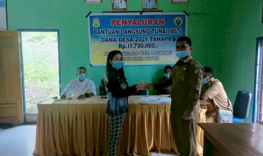 BLT DD Periode Juni - Agustus Desa Bonelalo Disalurkan