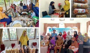 Kelompok UMKM Desa Wabula Satu Dilatih Mengolah Aneka Jenis Kripik