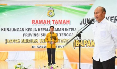 Kabinda Sultra Kunker di Buton, Berpesan Begini kepada Bupati