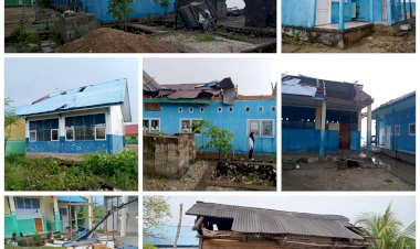 Dua Unit Sekolah dan Satu Rumah Warga di Buton Rusak Diterjang Angin Kencang