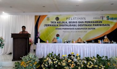 Bupati Buton Buka Pelatihan Peningkatan Kualitas Tata Kelola Destinasi Wisata