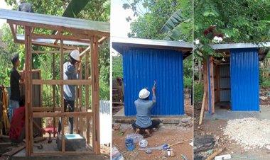 Pembuatan 6 Unit WC untuk Program PKTD Desa Kamelanta Tahun 2021