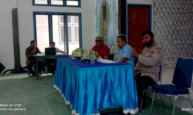 Panitia Pilkades Wabula Gelar Rapat Penetapan DPT