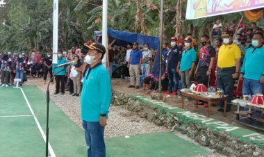 Buka Turnamen Bola Voli Bupati Cup, La Bakry Ajak Para Atlet Siapkan Diri Untuk Hadapi Porprov