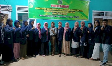 KKA Usai, Mahasiswa UM Buton Gelar Ramah Tamah Bersama Pemdes Kancinaa