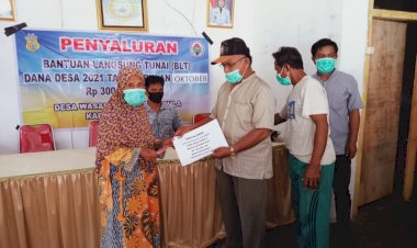 BLT DD Periode Oktober Desa Wasampela Telah Tersalurkan