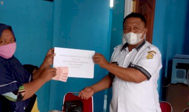 Pemdes Kondowa Salurkan BLT Dana Desa Periode November-Desember TA 2021