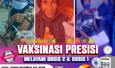 Genjot Vaksinasi Covid-19, Polres Buton Siapkan Sembako dan Dooprize Bagi Peserta Vaksin