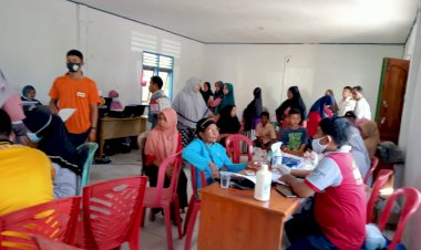 Dukung Program Pemerintah, Pemdes Lapodi Gelar Vaksinasi Massal