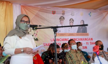 Wakil Bupati Buton Launching Vaksinasi Anak Usia 6-11 Tahun