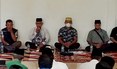 Resmikan Gedung Sanggar Belajar, Camat Pasarwajo Apresiasi Terobosan Aparat Desa Mantowu