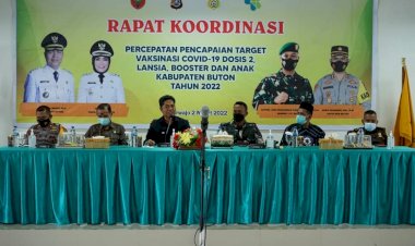 Pemkab Buton Kejar Target Capaian Vaksinasi Dosis 2, Bupati: Akhir Maret Bisa Tuntas
