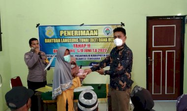 BLT-DD Periode Januari hingga Juni TA 2022 Desa Banabungi Telah Tersalurkan