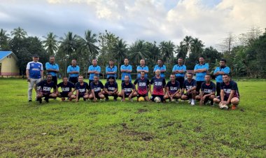 Jalin Silaturahmi, Alumni HIPPMA Lasaritapo Wabula Kendari Gelar Laga Persahabatan Sepak Bola