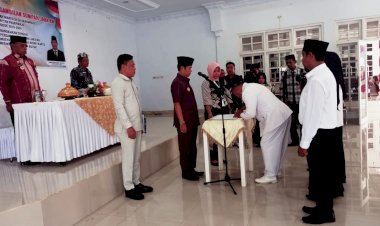 Bupati Buton Lantik Kades Antar Waktu Desa Kabawakole