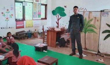 Butuhkan Perhatian, Anggota Komisi ll DPRD Buton Tinjau SDN 113 Buton