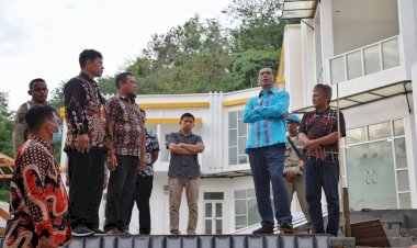Pj. Bupati Buton Tinjau Pembangunan Mess Buton di Kendari