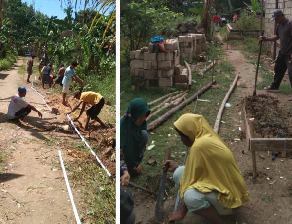 Pemerintah Desa Kabawakole Manfaatkan Dana Desa untuk Bangun Jaringan Air Bersih